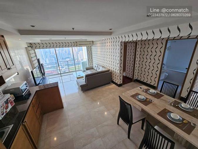 รูป 2 ห้องนอน | 2 ห้องน้ำ | MRT Phetchaburi | 68 ตร.ม. | 35,000 บาท/เดือน | ชั้น 34 — My Resort Bangkok กรุงเทพฯ - รูปที่ 3/4