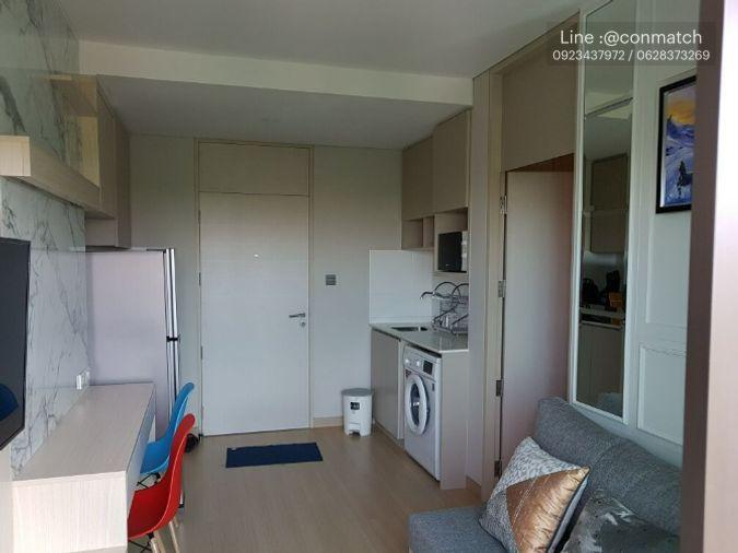 รูป 1 ห้องนอน | 1 ห้องน้ำ | BTS Nopparat | 27 ตร.ม. | 16,000 บาท/เดือน | ชั้น 10 — Lumpini Suite Phetchaburi - Makkasan กรุงเทพฯ - รูปที่ 3/8