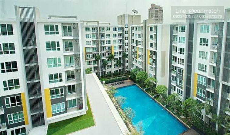 รูป 1 ห้องนอน | 1 ห้องน้ำ | MRT Sena | 33 ตร.ม. | 12,000 บาท/เดือน | ชั้น 7 — The Key Phahonyothin กรุงเทพฯ - รูปที่ 7/8