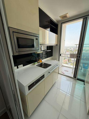 picture 1Bed | 1Bath | MRT Sutthisan | 45sqm | THB 20,000/mo | Fl.17 — The Room Sukhumvit 62 Bangkok - 8/10