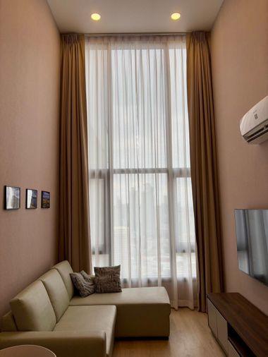 รูป 1 ห้องนอน | 1 ห้องน้ำ | MRT Queen Sirikit National Convention Centre | 40 ตร.ม. | 29,000 บาท/เดือน | ชั้น 33 — Life Rama 4 - Asoke กรุงเทพฯ - รูปที่ 3/10