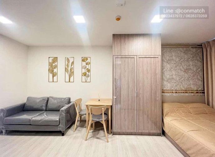 รูป 1 ห้องนอน | 1 ห้องน้ำ | BTS Bang Chak | 25 ตร.ม. | 15,000 บาท/เดือน | ชั้น 8 — Plum Condo Sukhumvit 62 กรุงเทพฯ - รูปที่ 1/2