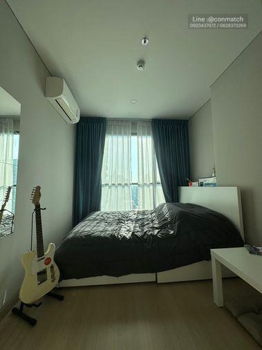 รูป 1 ห้องนอน | 1 ห้องน้ำ | MRT Sai Ma | 27 ตร.ม. | 16,000 บาท/เดือน | ชั้น 30 — Lumpini Suite Phetchaburi - Makkasan กรุงเทพฯ - รูปที่ 7/9