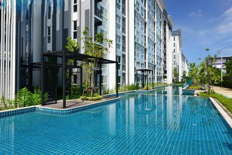 picture 1Bed | 1Bath | MRT Bang Phai | 27sqm | THB 6,000/mo | Fl.7 — Iris Westgate Bangkok - 1/8