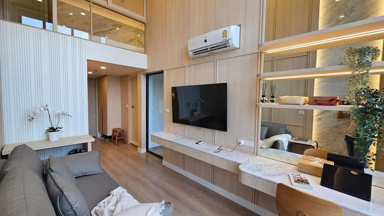 รูป 2 ห้องนอน | 1 ห้องน้ำ | MRT Queen Sirikit National Convention Centre | 41 ตร.ม. | 38,000 บาท/เดือน | ชั้น 33 — Life Rama 4 - Asoke กรุงเทพฯ - รูปที่ 2/7