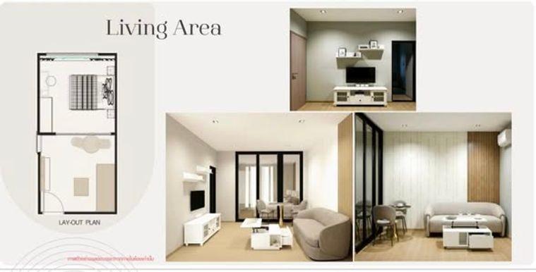 picture 1Bed | 1Bath | BTS On Nut | 37sqm | THB 23,000/mo | Fl.6 — Hasu Haus Bangkok - 2/5