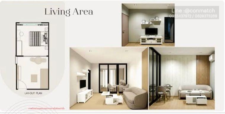 picture 1Bed | 1Bath | BTS On Nut | 37sqm | THB 23,000/mo | Fl.6 — Hasu Haus Bangkok - 2/5
