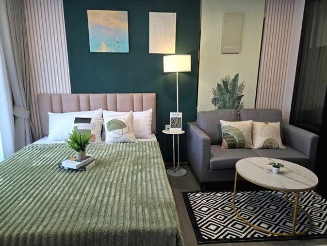 picture 1Bed | 1Bath | MRT Ratchadaphisek | 24sqm | THB 12,000/mo | Fl.5 — Kave Wonderland Bangkok - 2/2