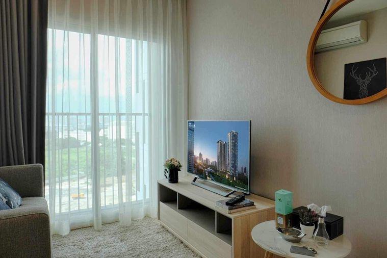 picture 1Bed | 1Bath | MRT Phra Ram 9 | 26sqm | THB 15,000/mo | Fl.12 — Noble Revolve Ratchada Bangkok - 7/10