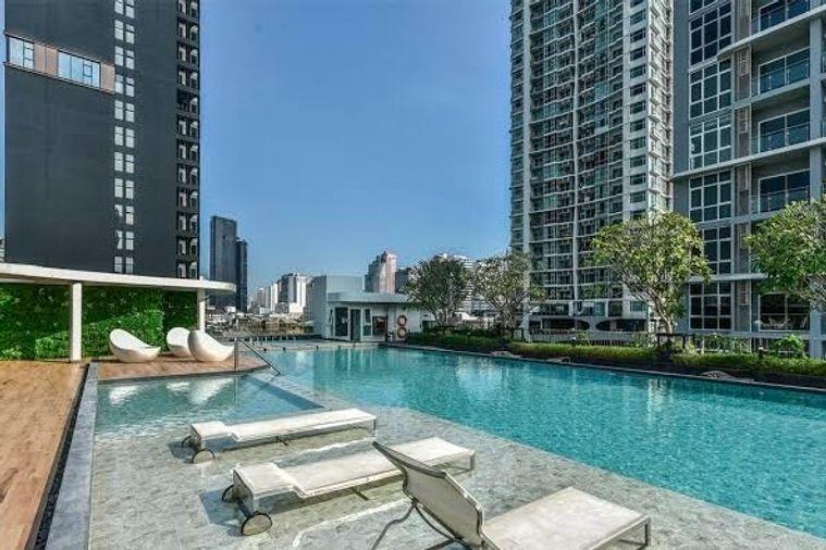รูป 1 ห้องนอน | 1 ห้องน้ำ | MRT Hua Lamphong | 42 ตร.ม. | 25,000 บาท/เดือน | ชั้น 20 — Supalai Premier Si Phraya - Samyan กรุงเทพฯ - รูปที่ 1/8