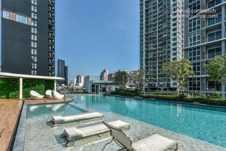 รูป 1 ห้องนอน | 1 ห้องน้ำ | MRT Hua Lamphong | 42 ตร.ม. | 25,000 บาท/เดือน | ชั้น 20 — Supalai Premier Si Phraya - Samyan กรุงเทพฯ - รูปที่ 1/8