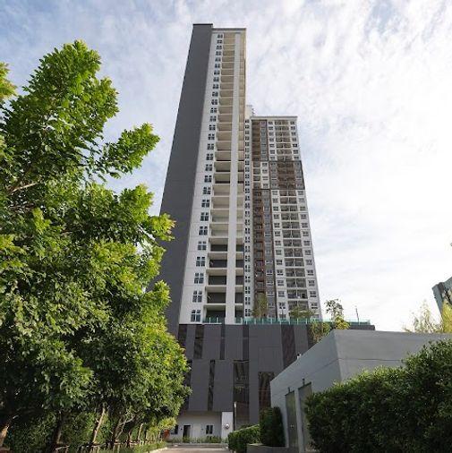 รูป 1 ห้องนอน | 1 ห้องน้ำ | MRT Nonthaburi Civic Center | 32 ตร.ม. | 9,000 บาท/เดือน | ชั้น 8 — The Trust Condo กรุงเทพฯ - รูปที่ 2/10