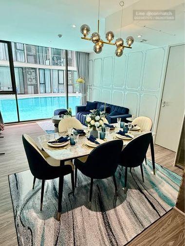 รูป 3 ห้องนอน | 2 ห้องน้ำ | BTS Asok | 110 ตร.ม. | 99,000 บาท/เดือน | ชั้น 1 — Fynn Asoke กรุงเทพฯ - รูปที่ 1/5