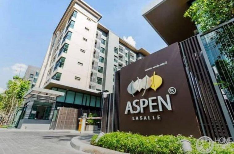 รูป 1 ห้องนอน | 1 ห้องน้ำ | MRT Si Lom | 36 ตร.ม. | 10,000 บาท/เดือน | ชั้น 3 — Aspen Lasalle กรุงเทพฯ - รูปที่ 1/10