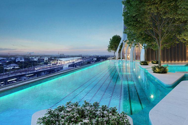 รูป 1 ห้องนอน | 1 ห้องน้ำ | MRT Kamphaeng Phet | 27 ตร.ม. | 13,000 บาท/เดือน | ชั้น 24 — The Rich Rama 9 - Srinakarin กรุงเทพฯ - รูปที่ 4/10