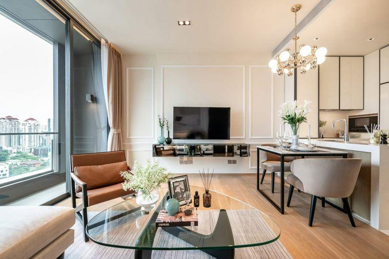 รูป 1 ห้องนอน | 1 ห้องน้ำ | BTS Thong Lo | 54 ตร.ม. | 65,000 บาท/เดือน | ชั้น 19 — Beatniq Condo กรุงเทพฯ - รูปที่ 2/10