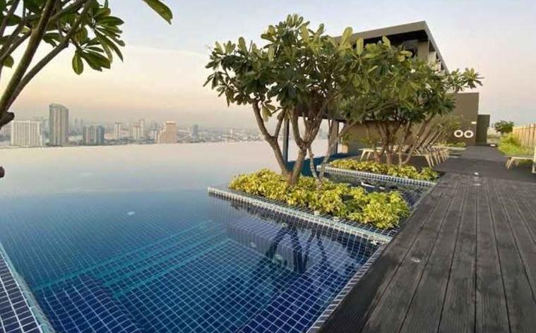 รูป 2 ห้องนอน | 2 ห้องน้ำ | BTS Krung Thon Buri | 74 ตร.ม. | 38,000 บาท/เดือน | ชั้น 14 — Urbano Absolute Sathon-Taksin กรุงเทพฯ - รูปที่ 1/8