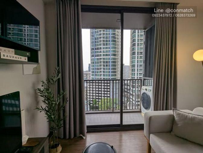 รูป 1 ห้องนอน | 1 ห้องน้ำ | BTS Phra Khanong | 45 ตร.ม. | 27,000 บาท/เดือน | ชั้น 12 — The Line Sukhumvit 71 กรุงเทพฯ - รูปที่ 1/5