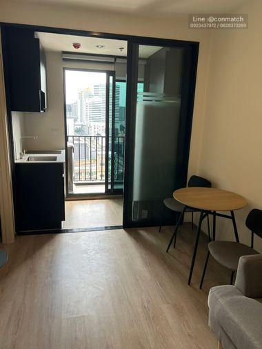 picture 1Bed | 1Bath | MRT Phra Ram 9 | 30sqm | THB 22,000/mo | Fl.15 — Nue District R9 Bangkok - 2/4