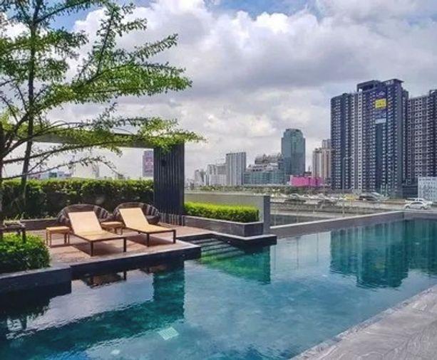 picture 1Bed | 1Bath | MRT Phra Ram 9 | 40sqm | THB 26,000/mo | Fl.11 — Chewathai Residence Asoke Bangkok - 2/10