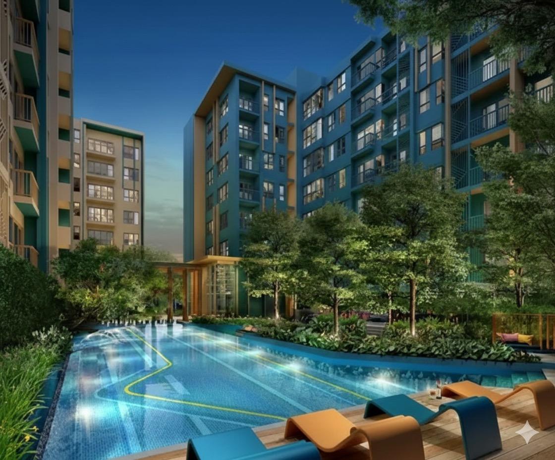 รูป 1 ห้องนอน | 1 ห้องน้ำ | BTS On Nut | 27 ตร.ม. | 13,000 บาท/เดือน | ชั้น 6 — The Base Sukhumvit 50 กรุงเทพฯ - รูปที่ 2/8