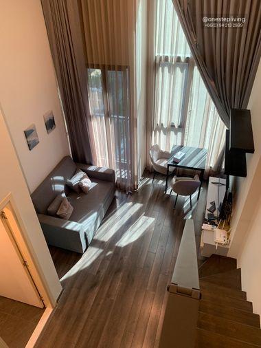 รูป 📣ให้เช่าคอนโด Knightsbridge Space Rama 9 (MRT พระราม 9) Duplex เฟอร์ครบ @onestepliving - รูปที่ 3/10