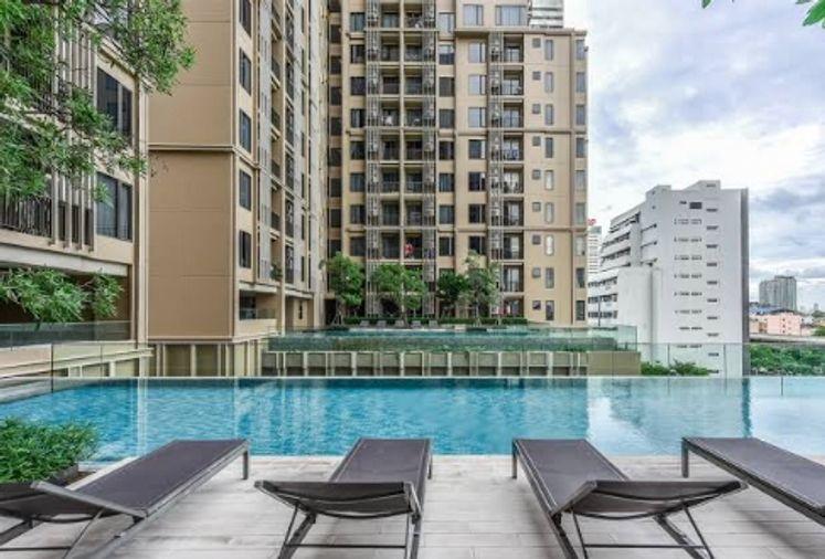 รูป 1 ห้องนอน | 1 ห้องน้ำ | BTS Wongwian Yai | 36 ตร.ม. | 17,000 บาท/เดือน | ชั้น 12 — Nye By Sansiri กรุงเทพฯ - รูปที่ 3/10