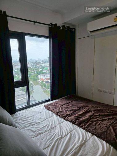 รูป 1 ห้องนอน | 1 ห้องน้ำ | MRT Yaek Tiwanon | 24 ตร.ม. | 9,000 บาท/เดือน | ชั้น 18 — Kensington Sukhumvit -Theparak กรุงเทพฯ - รูปที่ 1/9