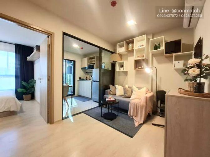 รูป 1 ห้องนอน | 1 ห้องน้ำ | MRT Bang O | 30 ตร.ม. | 13,000 บาท/เดือน | ชั้น 4 — Dcondo Calm Ramkhamhaeng กรุงเทพฯ - รูปที่ 1/5
