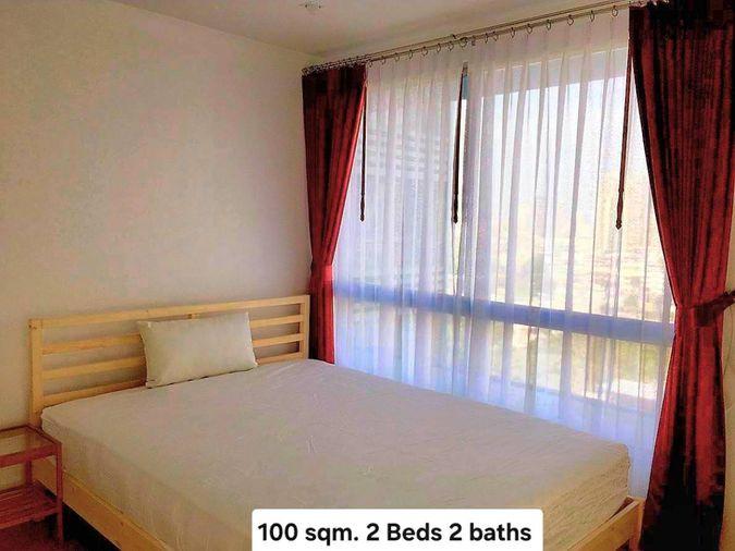 รูป 2 ห้องนอน | 2 ห้องน้ำ | BTS Chong Nonsi | 100 ตร.ม. | 38,000 บาท/เดือน | ชั้น 13 — Bangkok Garden Condo กรุงเทพฯ - รูปที่ 2/3