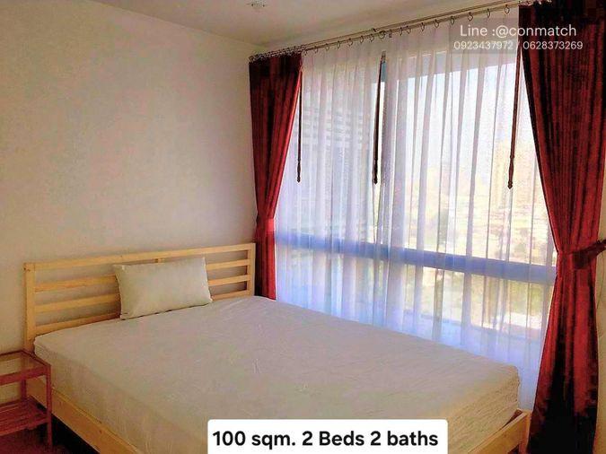 รูป 2 ห้องนอน | 2 ห้องน้ำ | BTS Chong Nonsi | 100 ตร.ม. | 38,000 บาท/เดือน | ชั้น 13 — Bangkok Garden Condo กรุงเทพฯ - รูปที่ 2/3