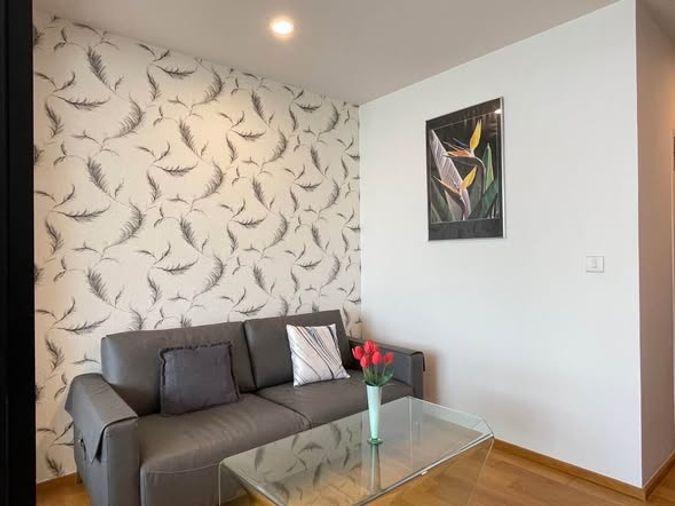 picture 1Bed | 1Bath | BTS Surasak | 37sqm | THB 20,000/mo | Fl.32 — Noble Revo Silom Bangkok - 3/5