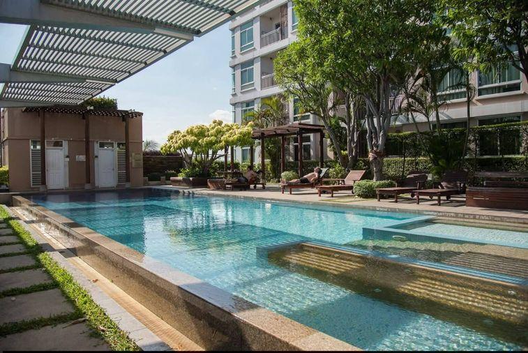 รูป 1 ห้องนอน | 1 ห้องน้ำ | BTS Udom Suk | 40 ตร.ม. | 14,000 บาท/เดือน | ชั้น 21 — Centric Scene Sukhumvit 64 กรุงเทพฯ - รูปที่ 3/10