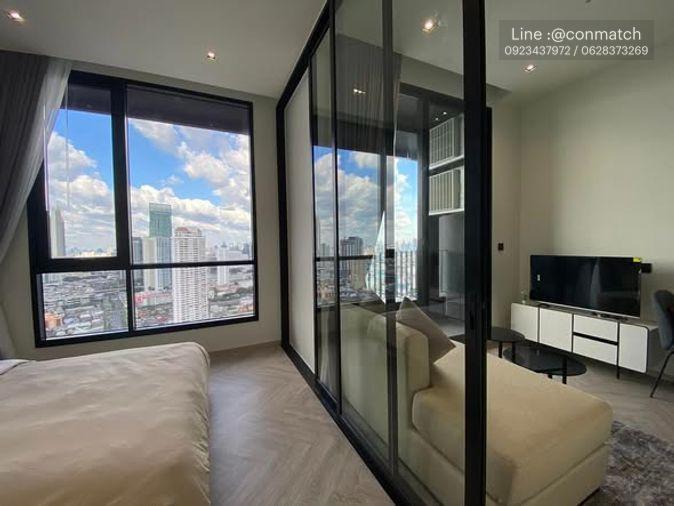 รูป 1 ห้องนอน | 1 ห้องน้ำ | BTS Wongwian Yai | 32 ตร.ม. | 24,000 บาท/เดือน | ชั้น 33 — Chapter Charoenkrung - Riverside กรุงเทพฯ - รูปที่ 1/1