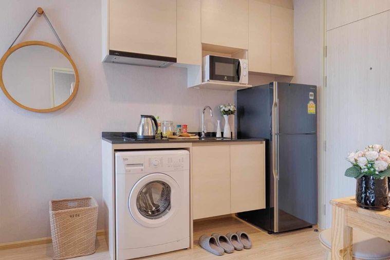 picture 1Bed | 1Bath | MRT Phra Ram 9 | 26sqm | THB 15,000/mo | Fl.12 — Noble Revolve Ratchada Bangkok - 5/10
