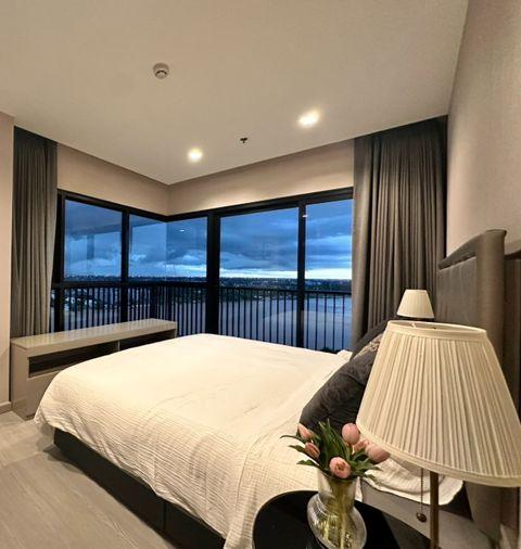 picture 2Bed | 2Bath | MRT Phra Nang Klao Bridge | 60sqm | THB 38,000/mo | Fl.18 — The Politan Rive Bangkok - 7/9