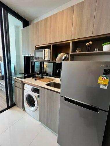 picture Studio | 1Bath | BTS On Nut | 23sqm | THB 15,000/mo | Fl.25 — Knightsbridge Prime Onnut Bangkok - 3/5