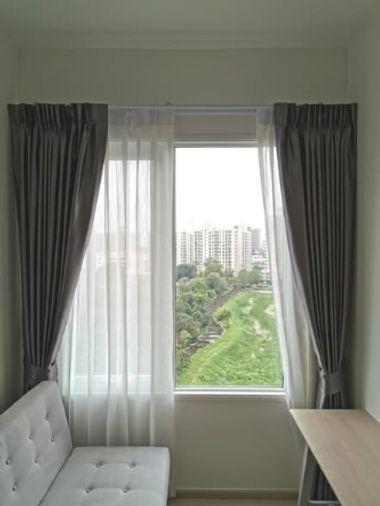 รูป สตูดิโอ | 1 ห้องน้ำ | MRT Huai Khwang | 23 ตร.ม. | 12,000 บาท/เดือน | ชั้น 9 — Chapter One Eco กรุงเทพฯ - รูปที่ 2/5