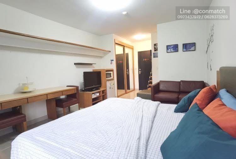รูป 1 ห้องนอน | 1 ห้องน้ำ | MRT Phra Ram 9 | 26 ตร.ม. | 8,000 บาท/เดือน | ชั้น 6 — I-House Laguna Garden กรุงเทพฯ - รูปที่ 1/6