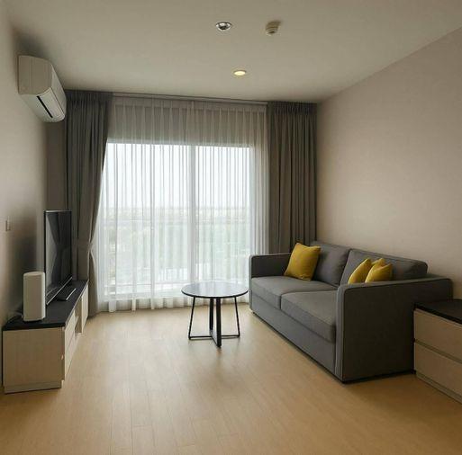 picture 2Bed | 2Bath | MRT Huai Khwang | 55sqm | THB 27,000/mo | Fl.11 — Life Ratchada Bangkok - 1/10