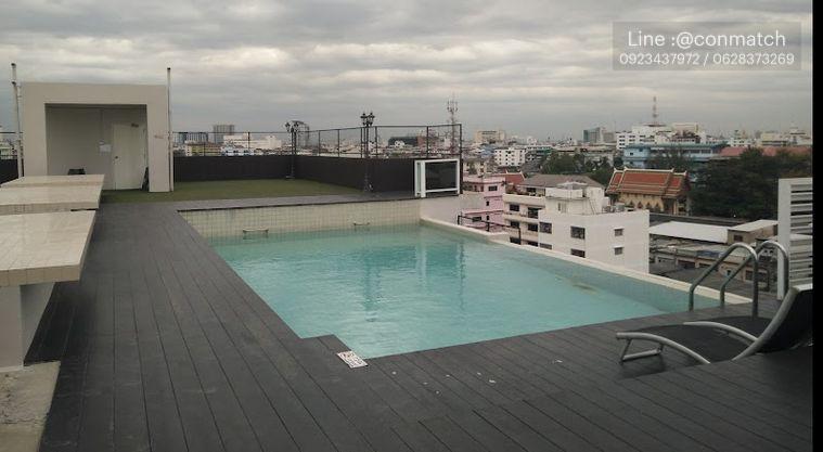 รูป 1 ห้องนอน | 1 ห้องน้ำ | BTS Krung Thon Buri | 40 ตร.ม. | 13,000 บาท/เดือน | ชั้น 6 — Tourmaline Gold Sathorn-Taksin กรุงเทพฯ - รูปที่ 5/10