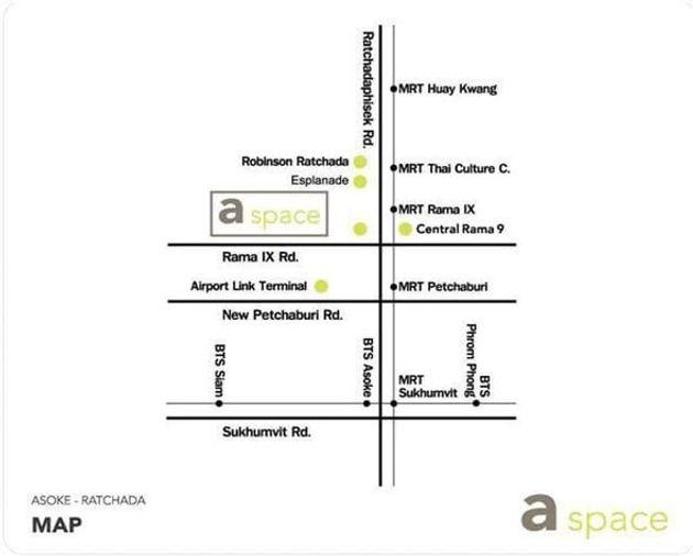 รูป 2 ห้องนอน | 2 ห้องน้ำ | MRT Phra Ram 9 | 52 ตร.ม. | 20,000 บาท/เดือน | ชั้น 7 — A Space Hideaway Asoke-Ratchada กรุงเทพฯ - รูปที่ 2/5