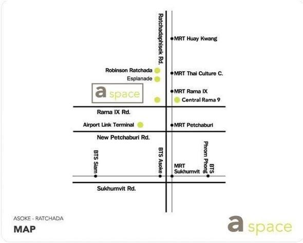 picture 2Bed | 2Bath | MRT Phra Ram 9 | 52sqm | THB 20,000/mo | Fl.7 — A Space Hideaway Asoke-Ratchada Bangkok - 5/5