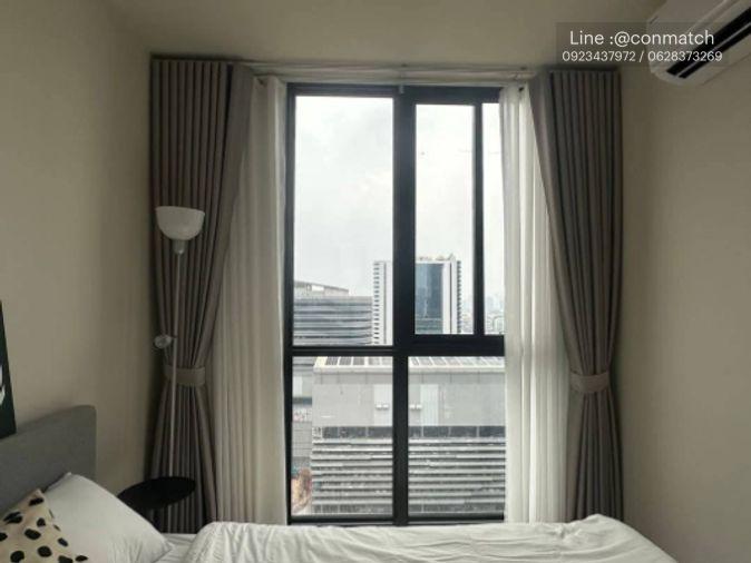 picture 1Bed | 1Bath | MRT Phra Ram 9 | 27sqm | THB 18,000/mo | Fl.24 — Nue District R9 Bangkok - 7/10