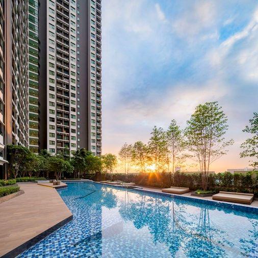 รูป 1 ห้องนอน | 1 ห้องน้ำ | MRT Yaek Tiwanon | 24 ตร.ม. | 9,000 บาท/เดือน | ชั้น 18 — Kensington Sukhumvit -Theparak กรุงเทพฯ - รูปที่ 5/9
