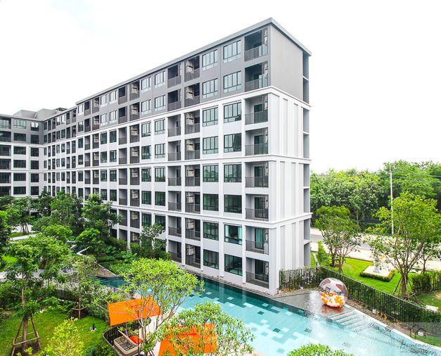 picture 1Bed | 1Bath | MRT Bangkhunnon | 26sqm | THB 9,000/mo | Fl.1 — Dcondo Campus Hideaway Bangkok - 1/8