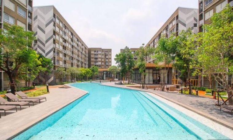รูป 1 ห้องนอน | 1 ห้องน้ำ | BTS Ratchayothin | 26 ตร.ม. | 10,000 บาท/เดือน | ชั้น 6 — Plum Condo Rangsit Alive 2 กรุงเทพฯ - รูปที่ 1/10