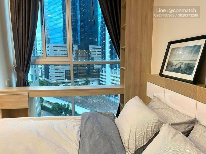picture 2Bed | 2Bath | MRT Phra Ram 9 | 54sqm | THB 28,000/mo | Fl.8 — Noble Revolve Ratchada Bangkok - 3/9