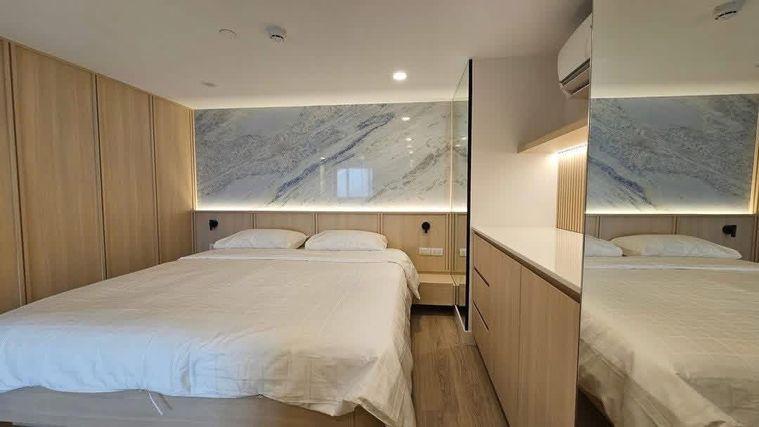 รูป 2 ห้องนอน | 1 ห้องน้ำ | MRT Queen Sirikit National Convention Centre | 41 ตร.ม. | 38,000 บาท/เดือน | ชั้น 33 — Life Rama 4 - Asoke กรุงเทพฯ - รูปที่ 6/7