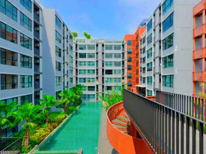 picture 1Bed | 1Bath | BTS Srinagarindra | 28sqm | THB 10,000/mo | Fl.5 — Cube Loft Srinakarin Bangkok - 1/6